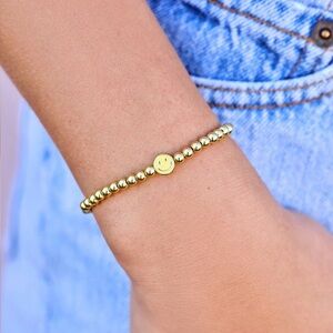PURA VIDA Happy Face Beaded Bracelet